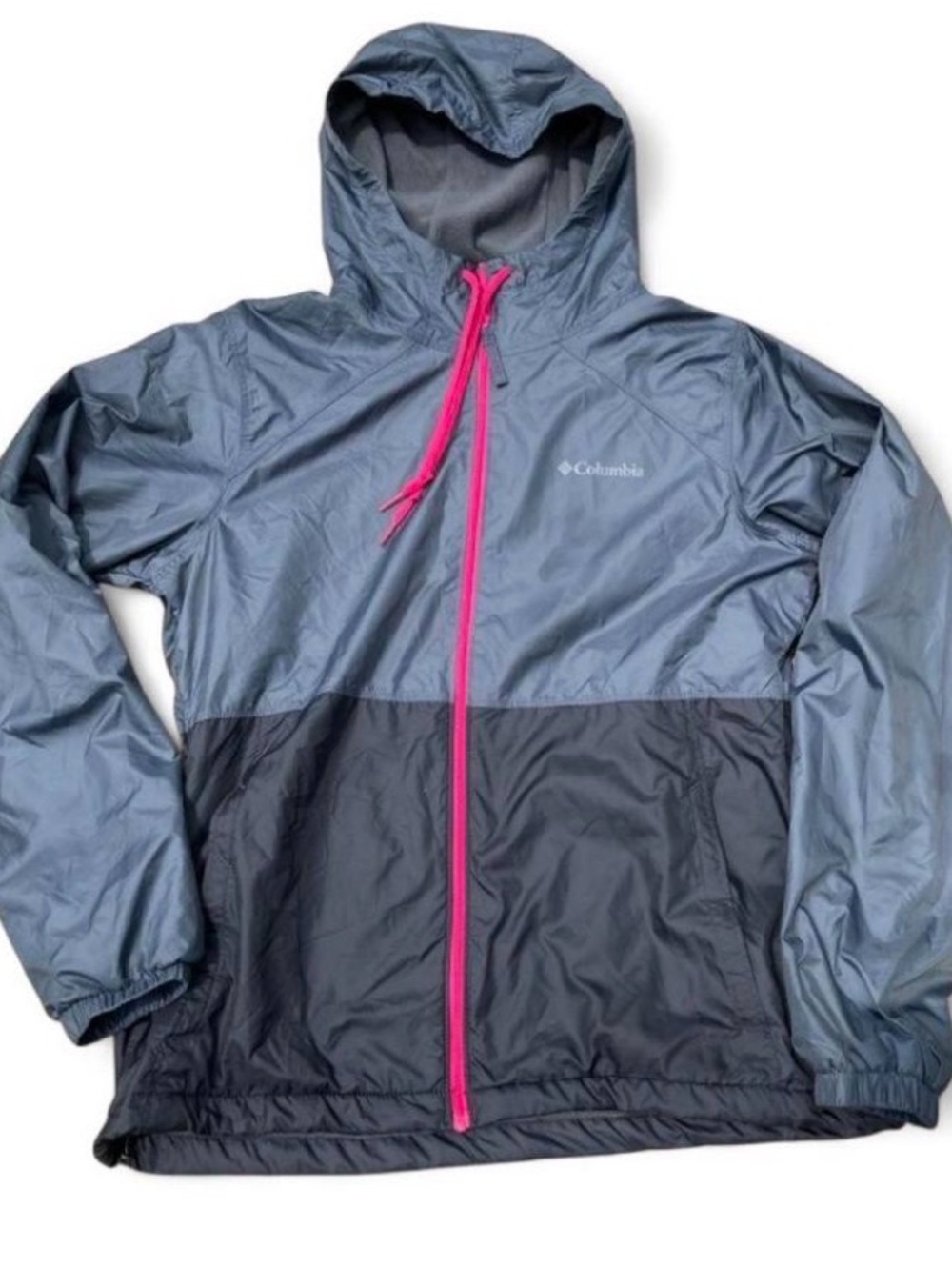 Columbia Gray Jacket with Pink Trim
